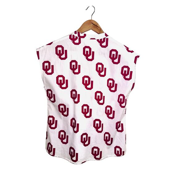Stewart Simmons OU Women’s Team Button‑Up Med• University of Oklahoma Print - Picture 7 of 15